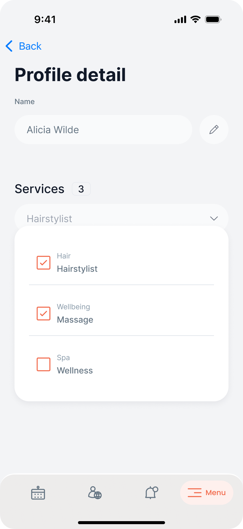 Company screen 28