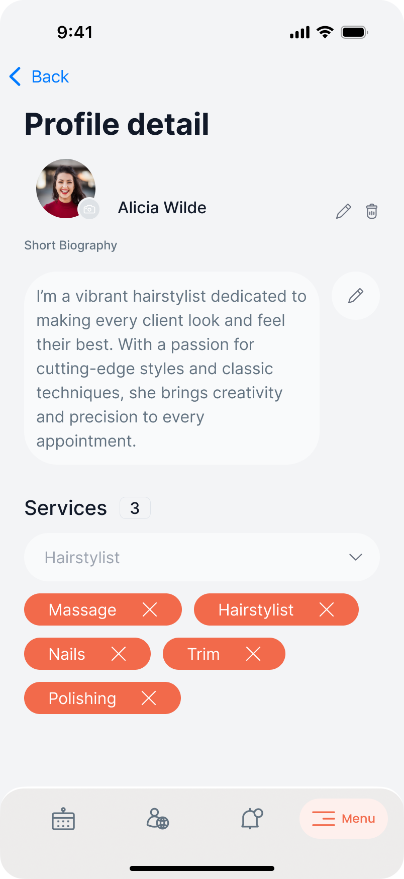 Company screen 29