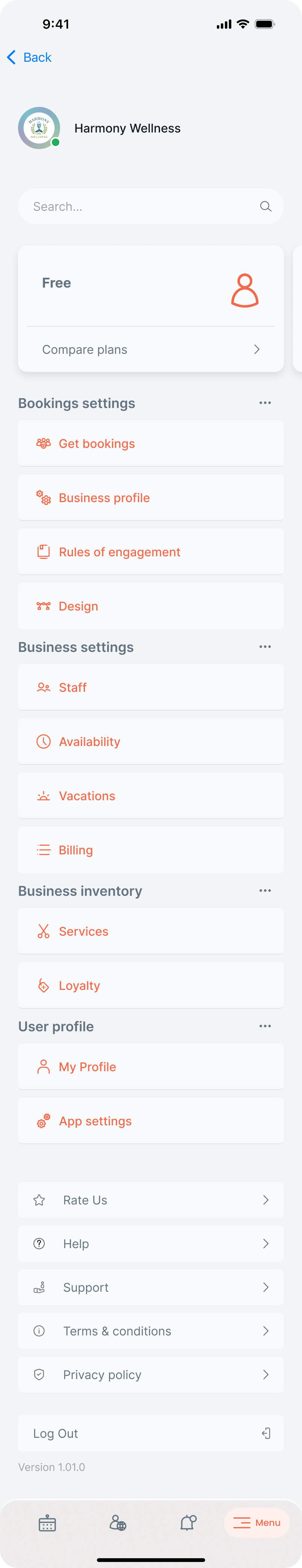 Company screen 45